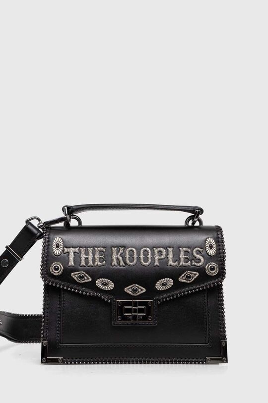 

Кожаная сумочка The Kooples, черный