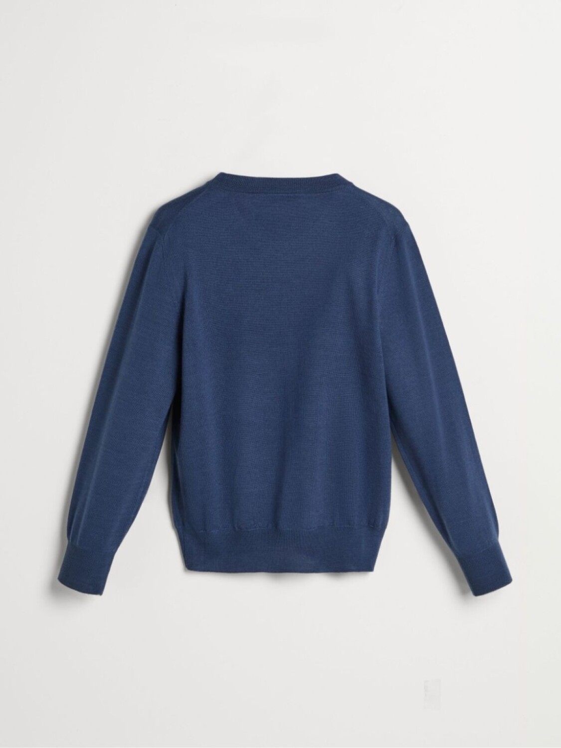 Свитер из шерсти и кашемира с вышивкой Brunello Cucinelli Kids, синий — фото 2