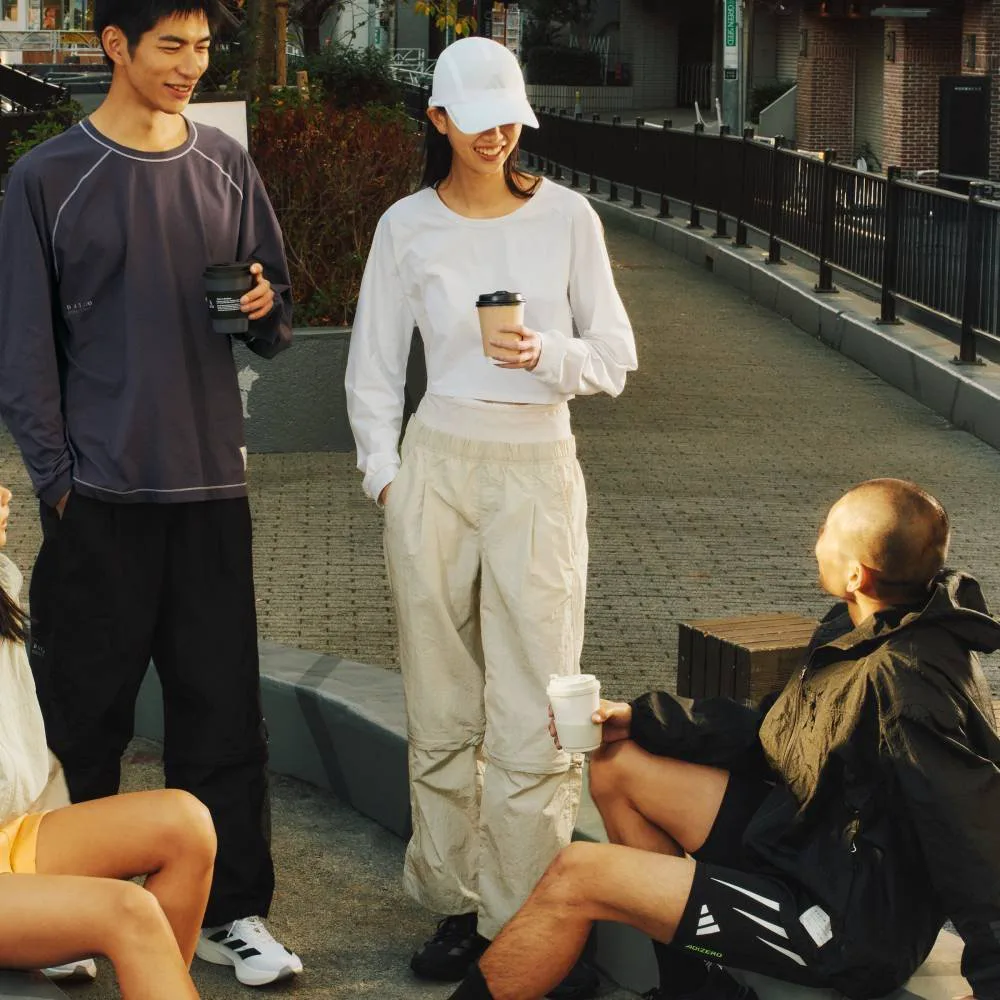 Тканые брюки DAY//O Adidas, beige