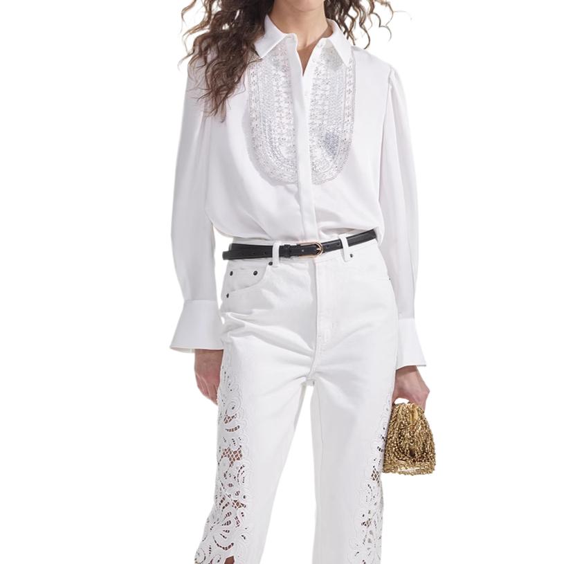 

Self-portrait Рубашка Self portrait Женская Белая