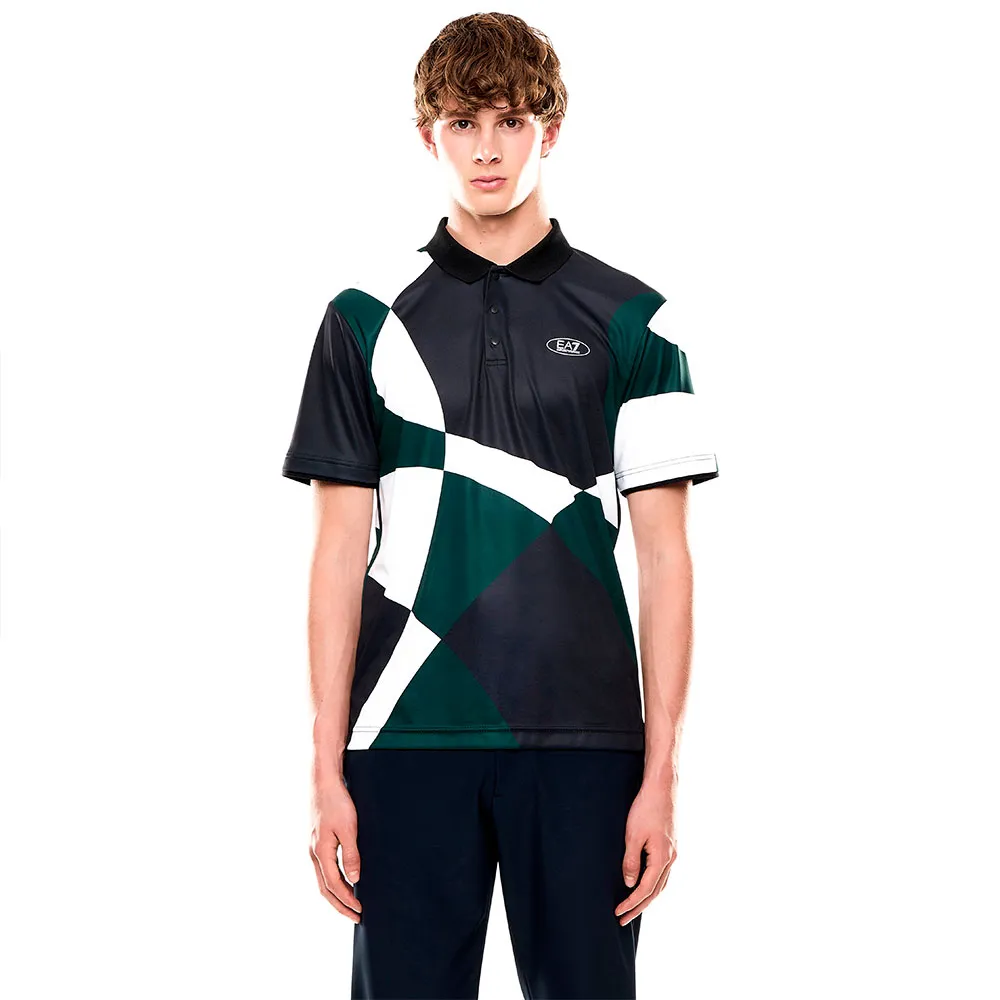 

Поло с коротким рукавом EA7 EMPORIO ARMANI Golf Pro Graphic Pl, синий