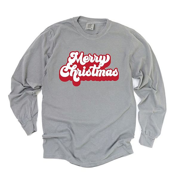 

Ретро футболка с длинным рукавом, окрашенная в стиле "Merry Christmas" Simply Sage Market, Grey, Серый, Ретро футболка с длинным рукавом, окрашенная в стиле "Merry Christmas" Simply Sage Market, Grey
