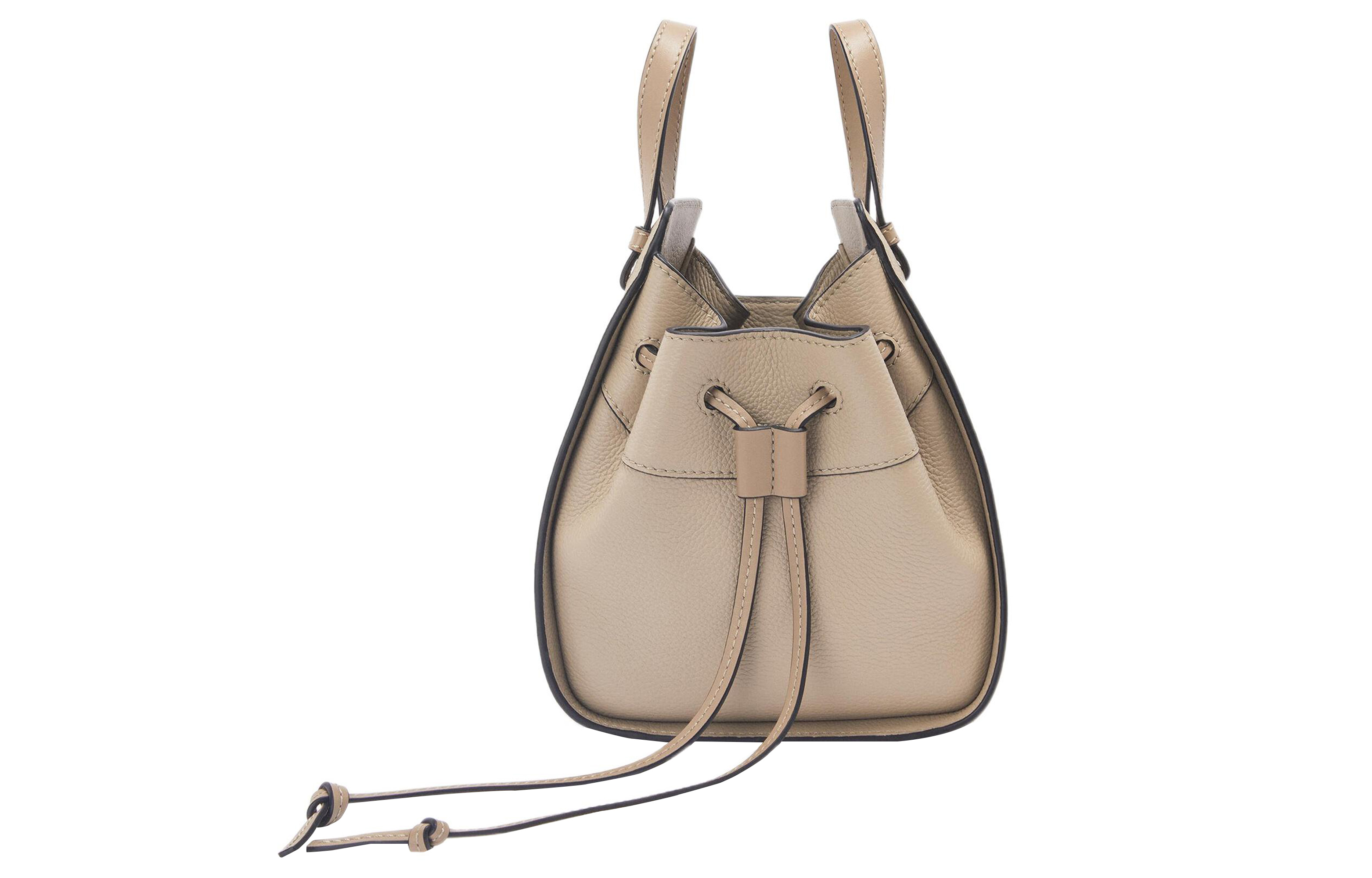 LOEWE Кожаная сумка ведро из зернистой кожи — фото 4