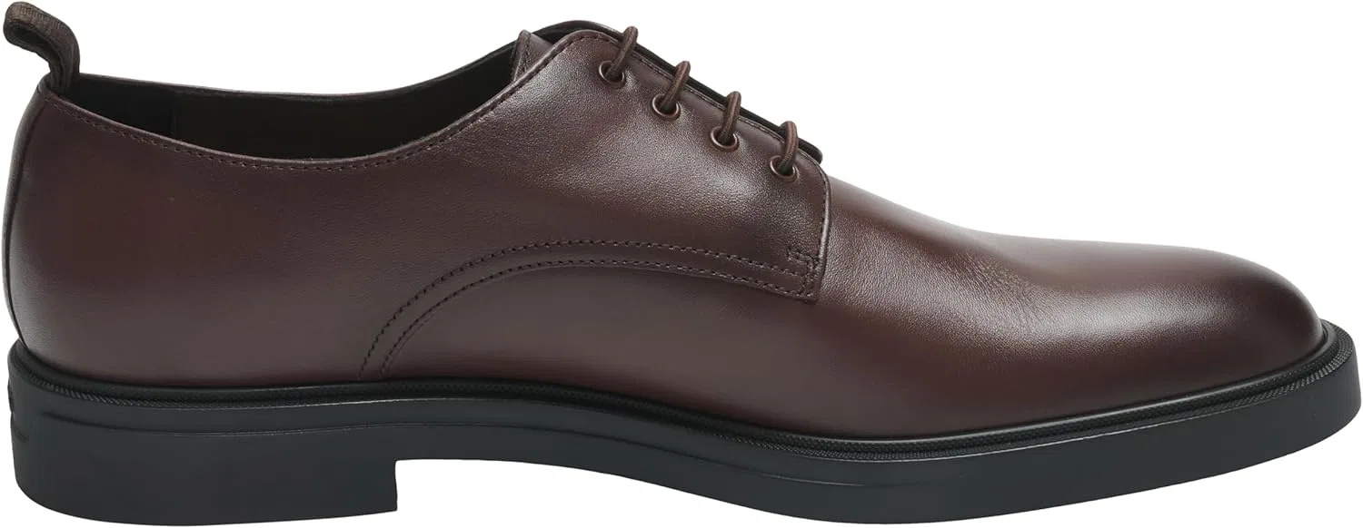 Мужские туфли-дерби BOSS Calev Derb Ltfb, Dark Brown — фото 4