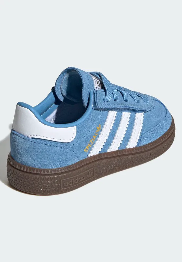 Игровые кроссовки handball spezial cf el i baby shoes Adidas Originals, Light Blue Ftwr White Gum — фото 4