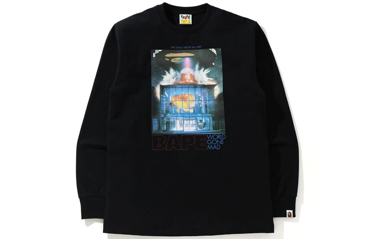 

Футболка Bape мужская A Bathing Ape, черный