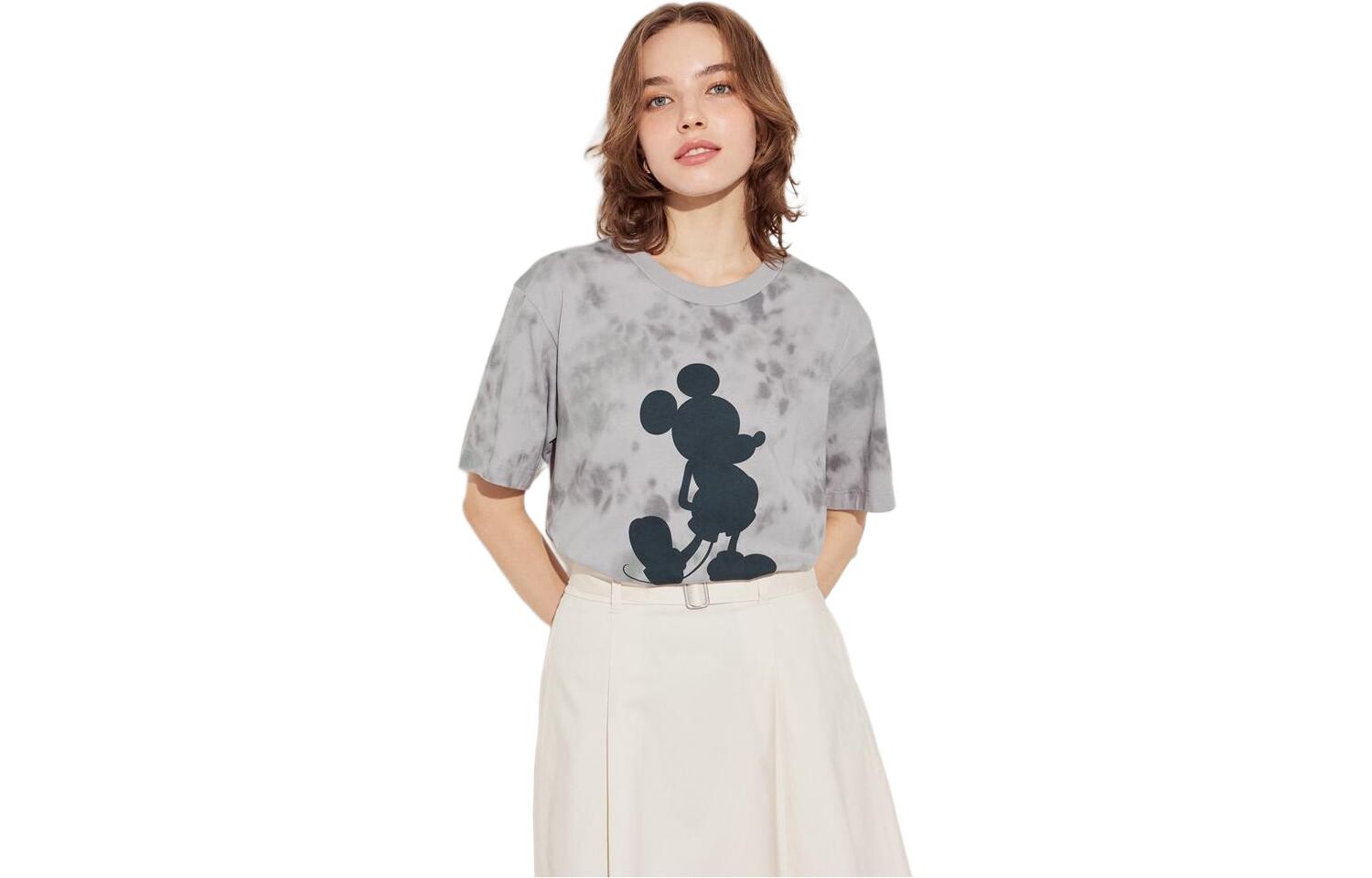 

Футболка унисекс светло-серая Uniqlo, серый