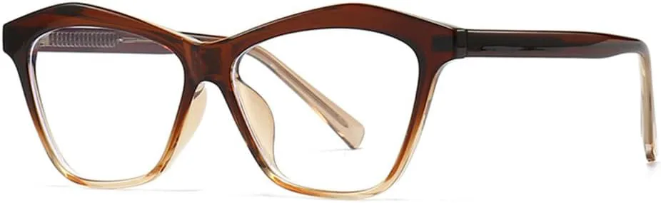 

Солнцезащитные очки Polygon Cat Eye для женщин, ретро-градиентные, с защитой от УФ-излучения UV400; солнцезащитные очки для мужчин, двухцветные generic, C1-12043