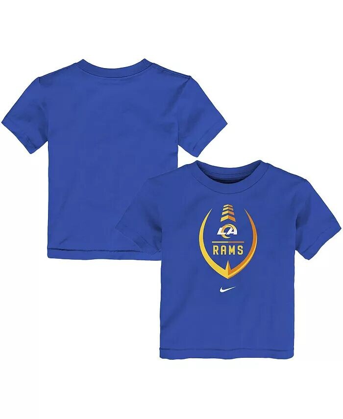 

Футболка с надписью Royal Los Angeles Rams для мальчиков и девочек для малышей Nike