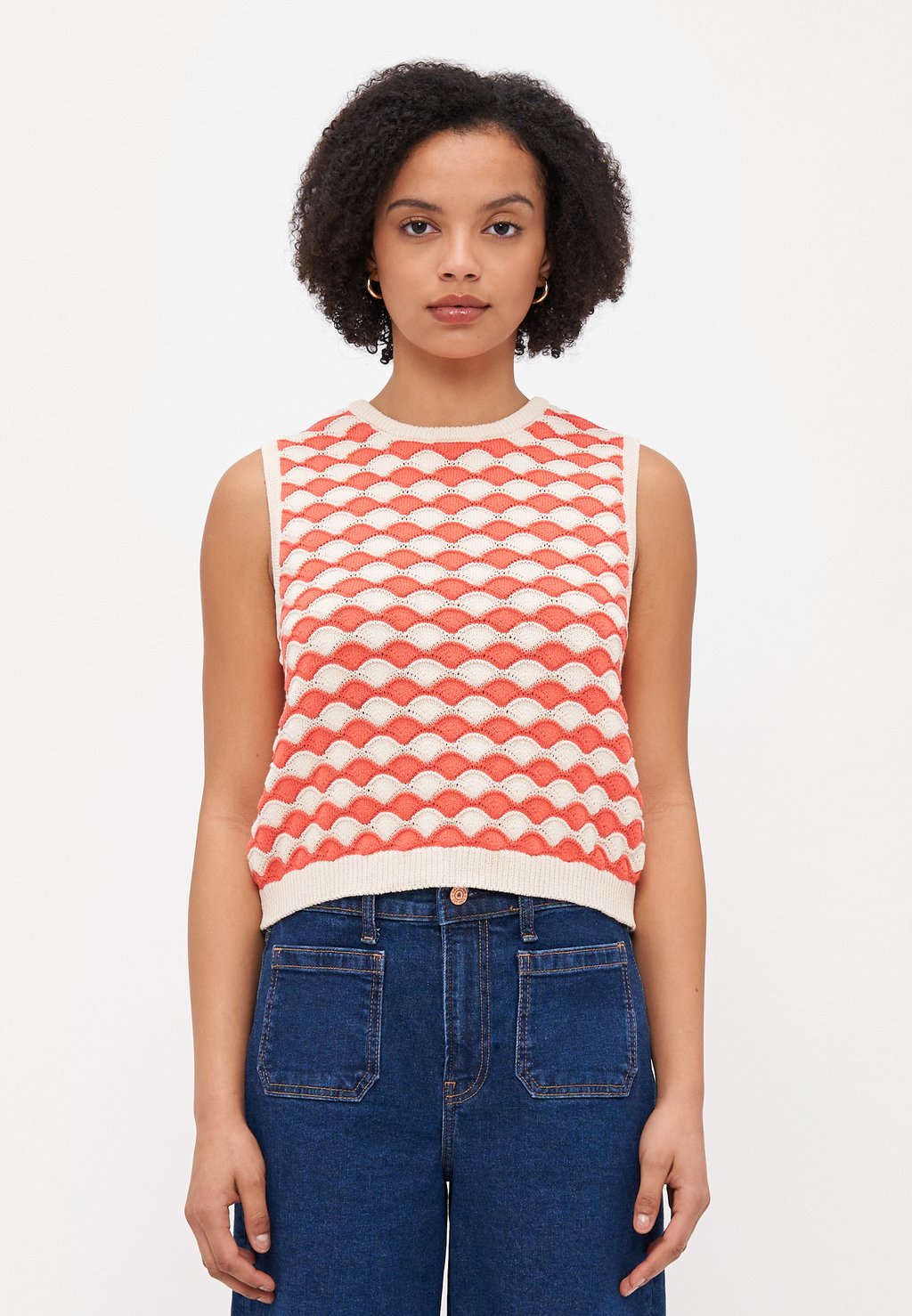 

Свитер VMCARRY O NECK Vero Moda Petite, слоновая кость