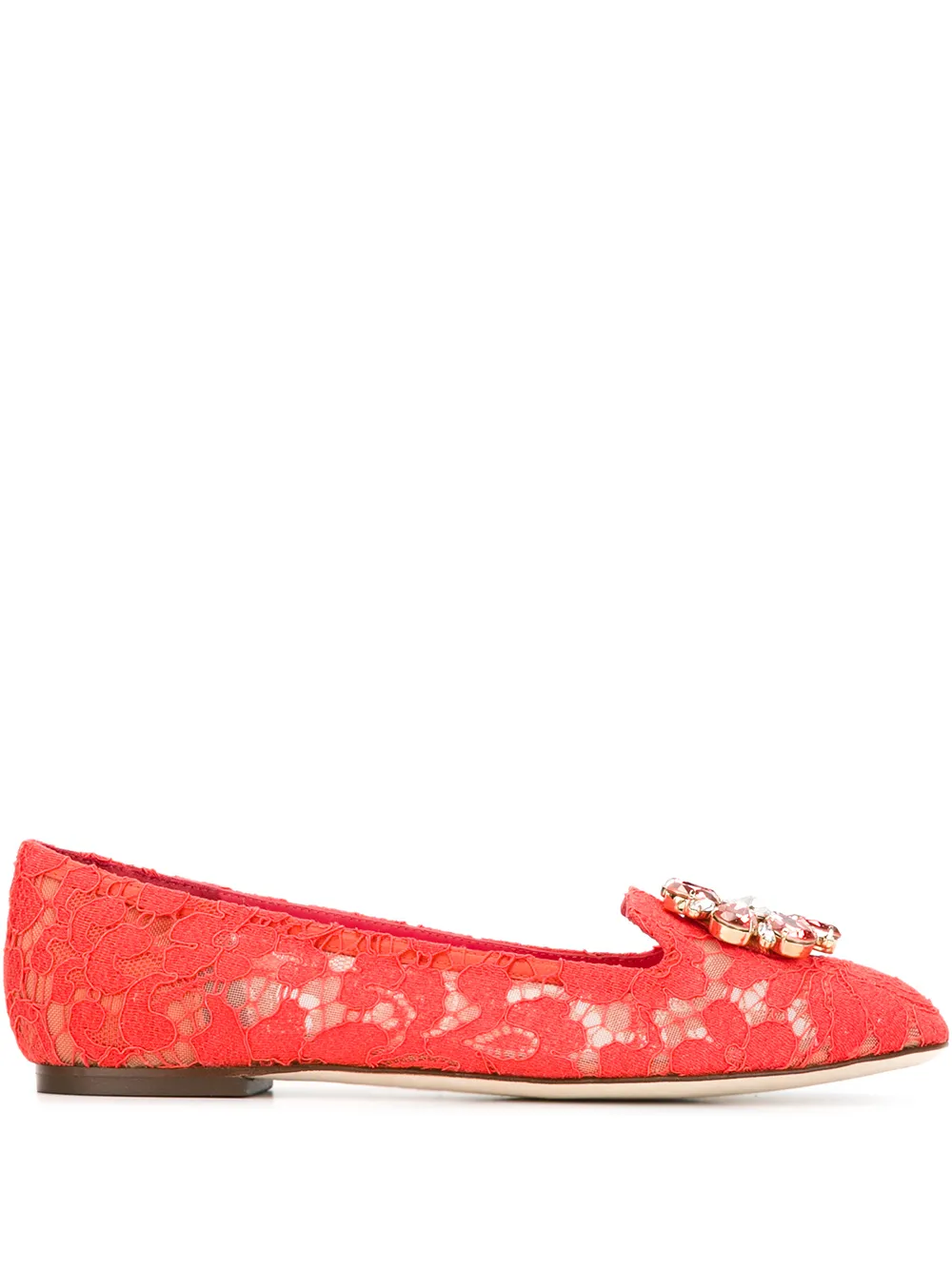 Слиперы 'Vally' DOLCE & GABBANA, красный