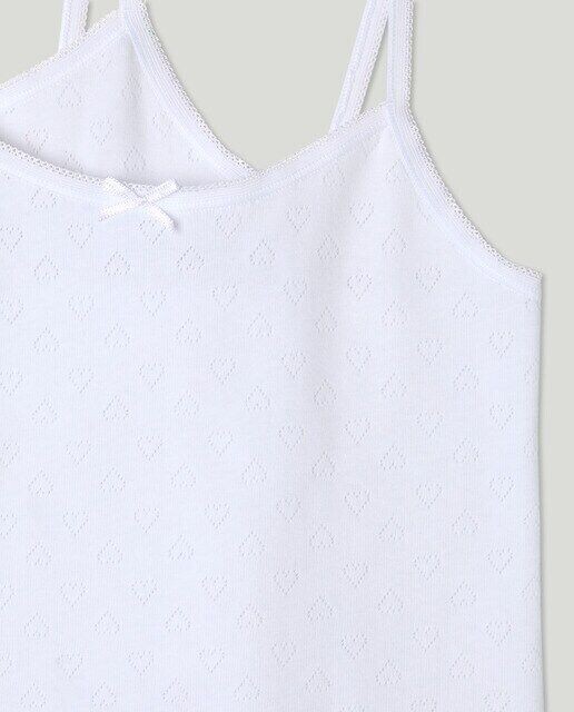 Комплект из двух футболок для девочек Cotton Juice, белый — фото 3