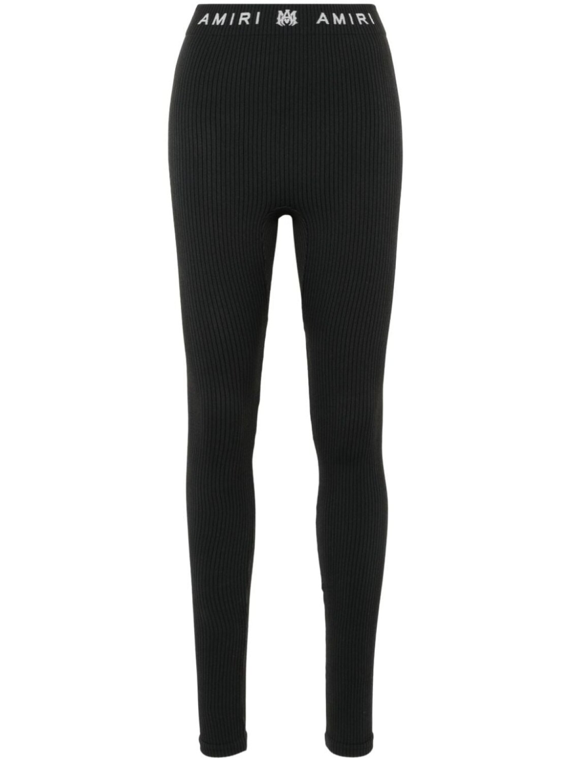 

AMIRI спортивные леггинсы с логотипом на поясе, черный