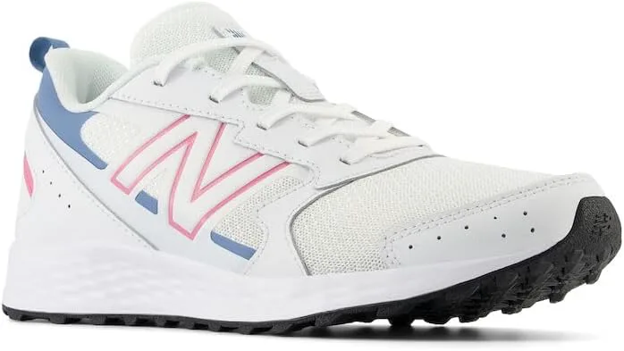 Кроссовки для бега New Balance Kids Fresh Foam 650 V1 на шнуровке, белый/розовый/синий — фото 3