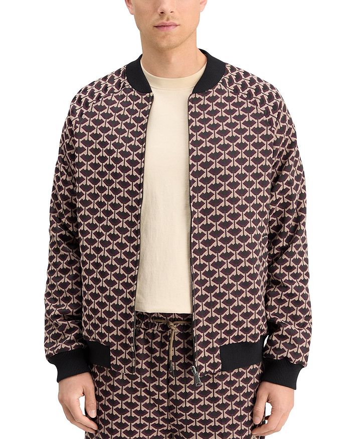 

Двусторонняя жаккардовая куртка-бомбер Scotch & Soda, мультиколор
