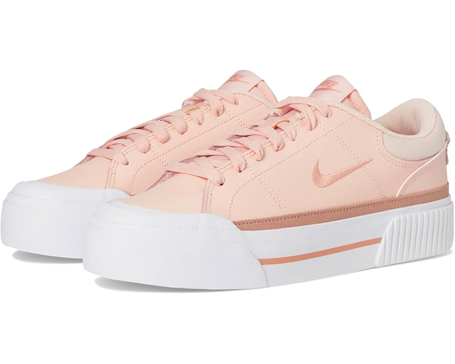 Кроссовки Nike Court Legacy Lift, цвет Washed Coral/Apricot Agate/White