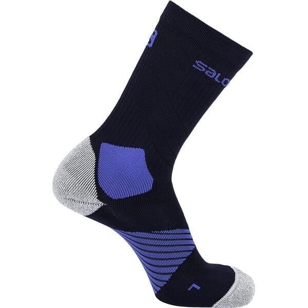 

Носки для бега Salomon, цвет schwarz/violett/grau