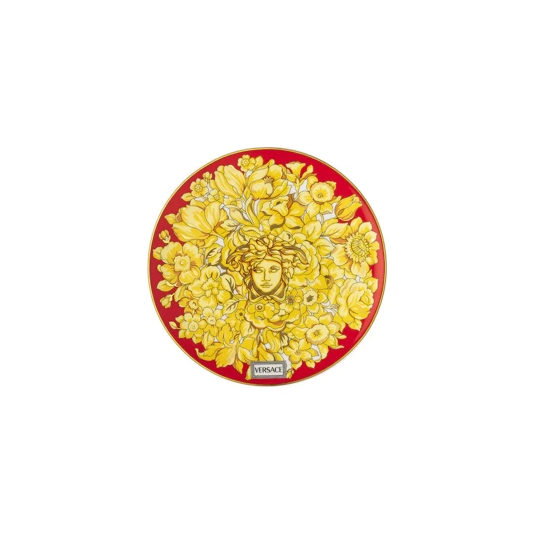 

Хлебная тарелка Medusa Rhapsody Versace, красный