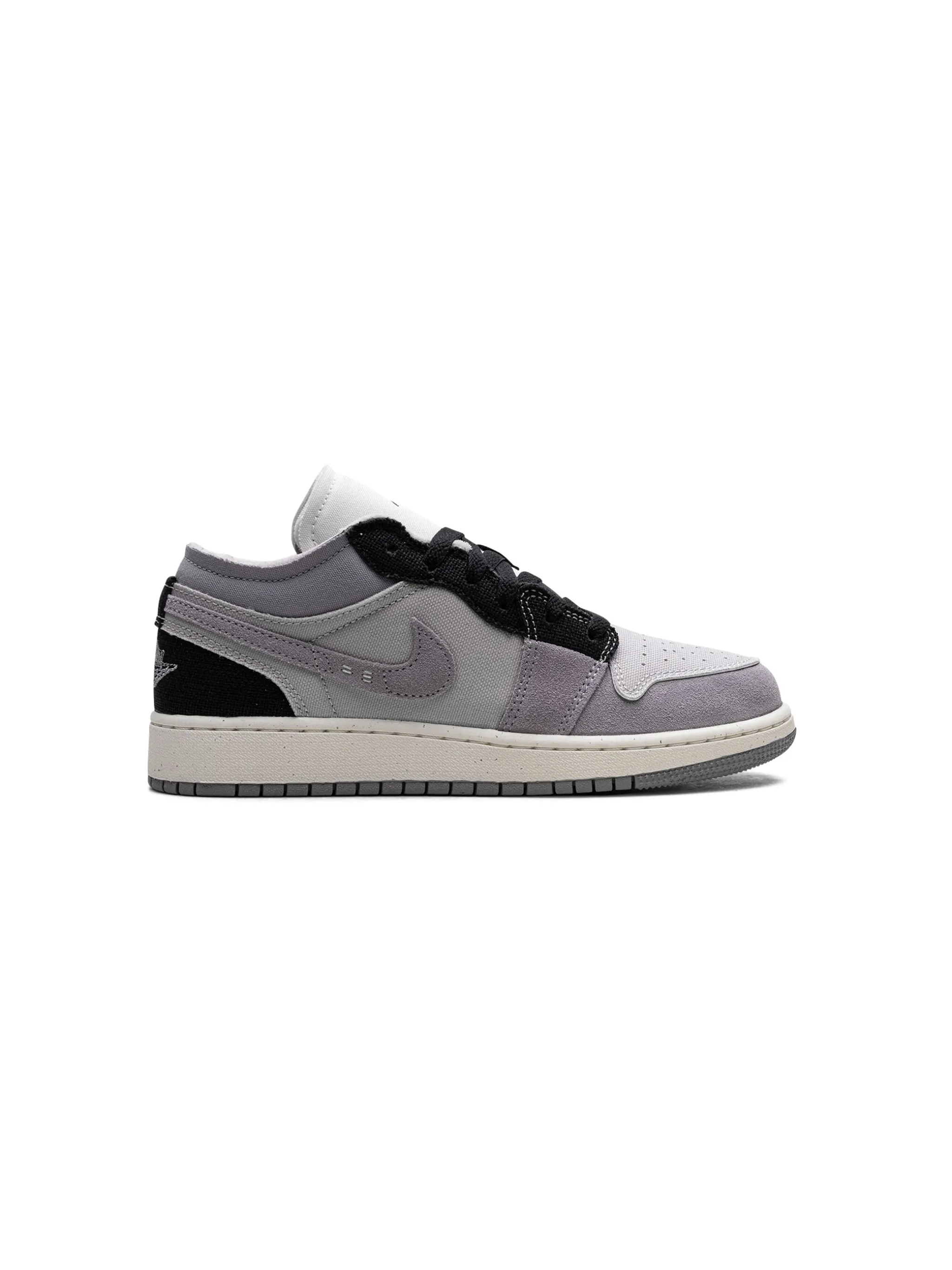 Кроссовки Air Jordan 1 Low SE Craft Inside Out Jordan Kids, серый — фото 2