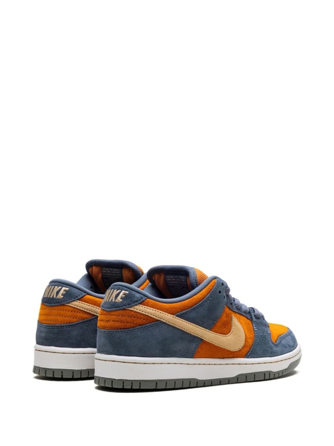 Кроссовки Nike SB Dunk Low "Light Carbon/Monarch", оранжевый — фото 3