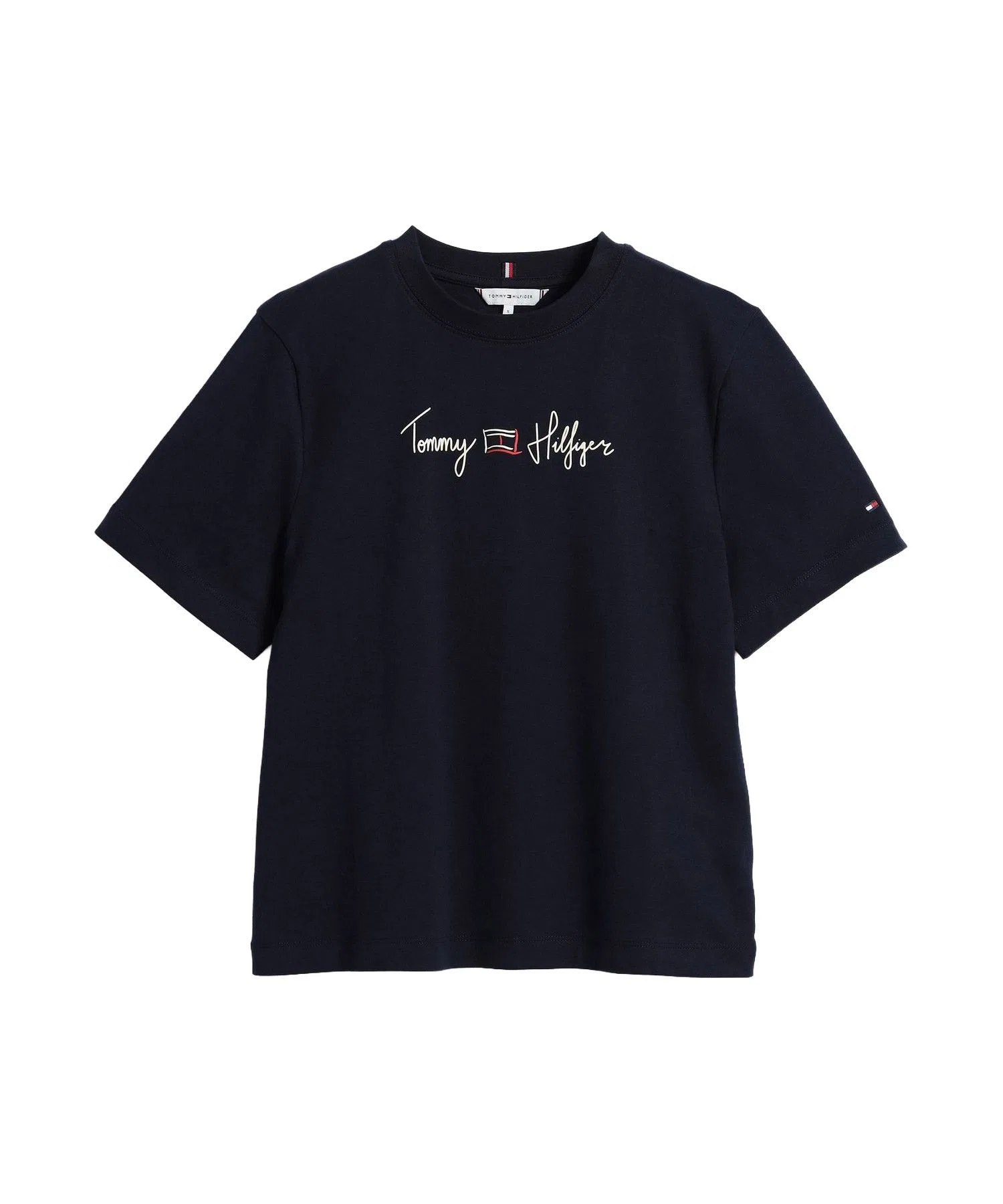 Женская футболка с графическим принтом TOMMY HILFIGER мультиколор — фото 4