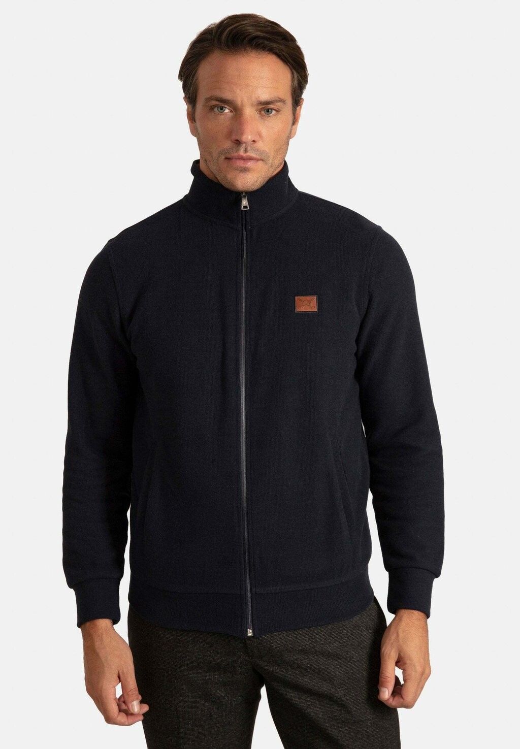 

толстовка на молнии 2 Pocket Soft Touch Full Jacey Quinn, цвет navy
