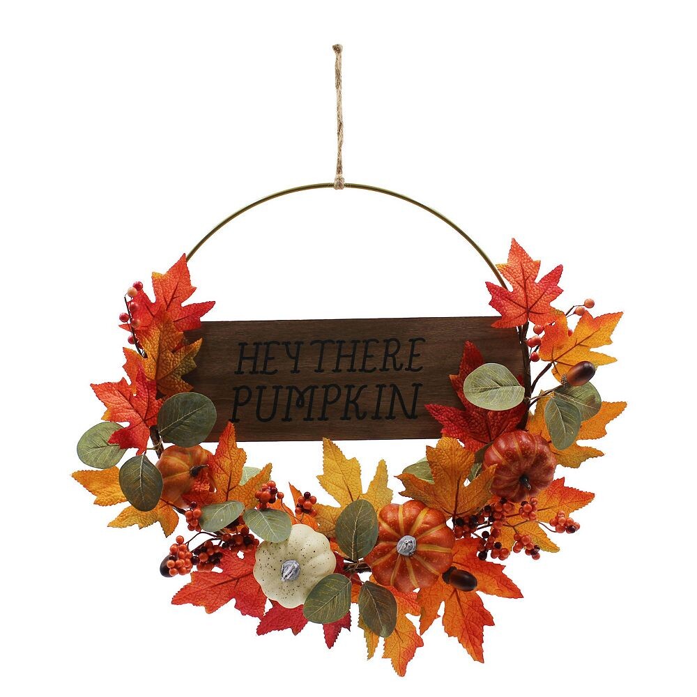 

Осенний искусственный венок Celebrate Together «Эй, тыква» Celebrate Together Fall, мультиколор