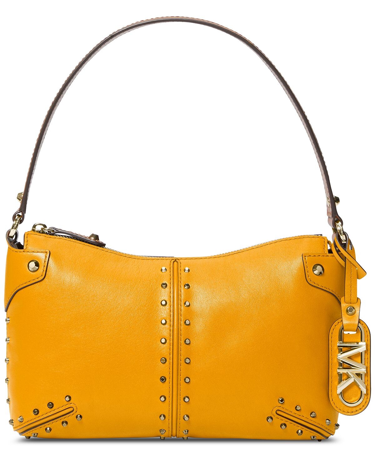 

Большая кожаная сумочка Astor с заклепками Michael Kors
