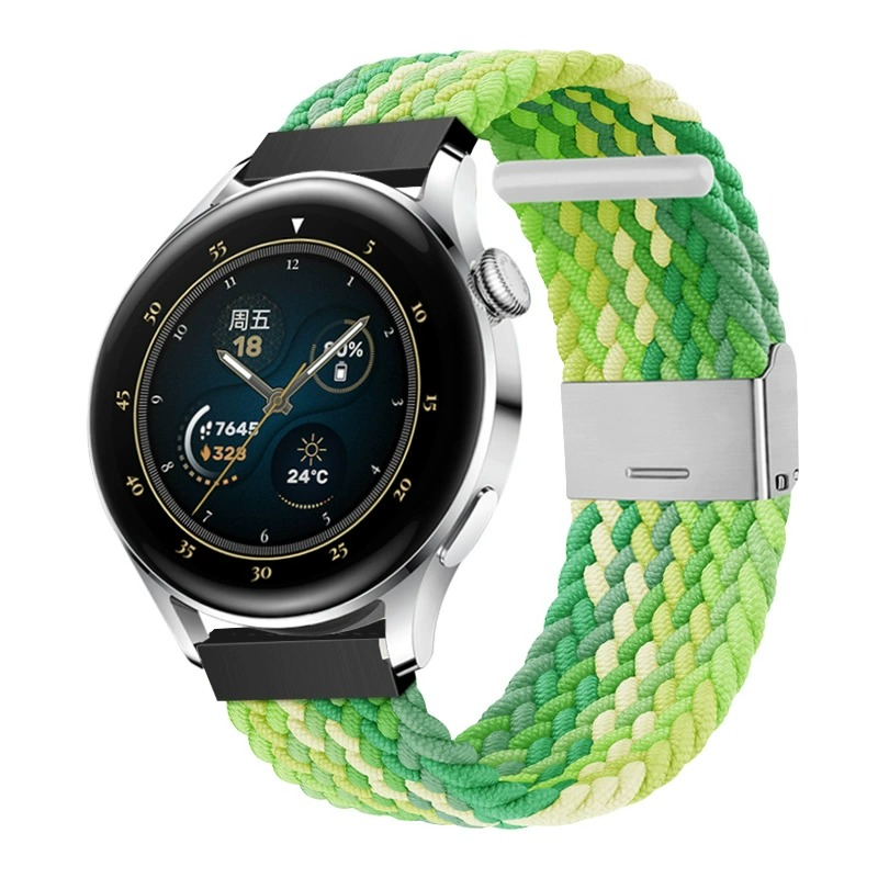 

Biaodaige Часы Strap Huawei Compatibility Nylon Material, Lime