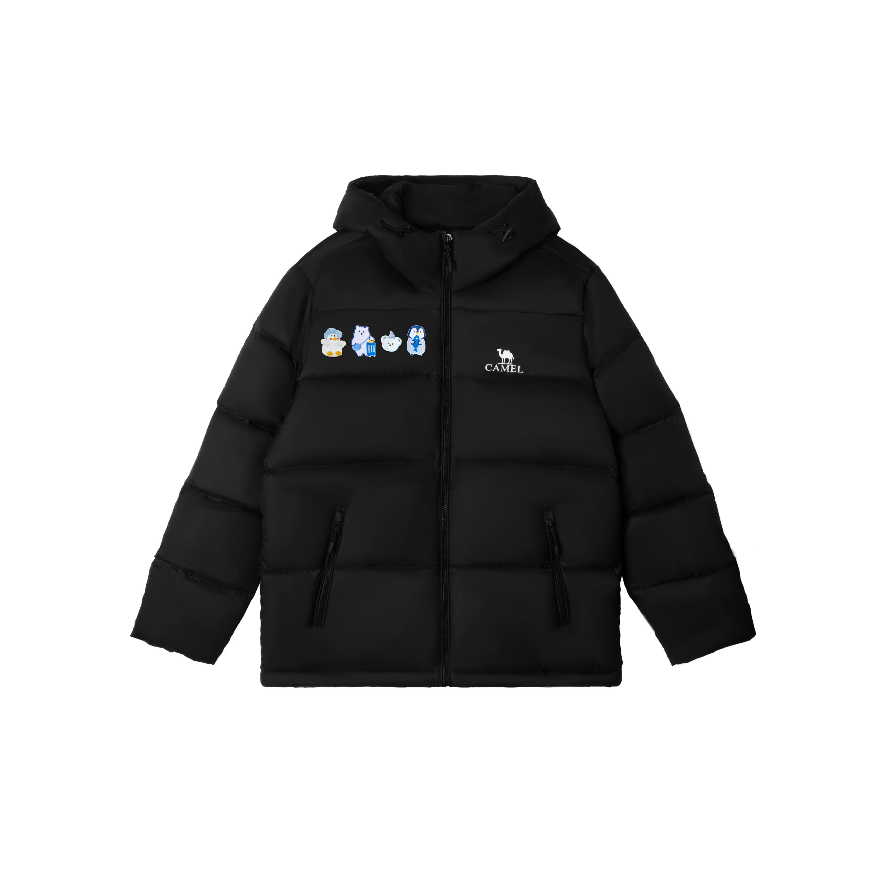 

Теплая куртка из флисовой коллекции Down Unisex CAMEL, phantom черный