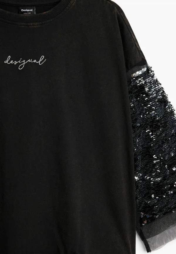 Футболка с рукавами 3/4 и принтом в виде звезд Desigual, White — фото 3