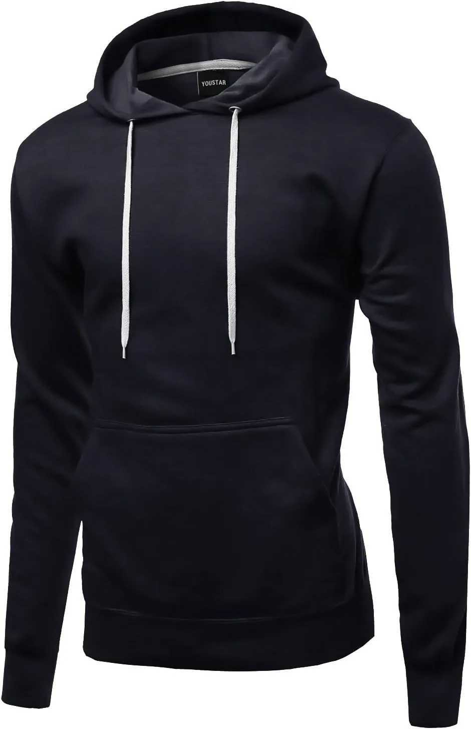 

Мужская базовая худи с длинными рукавами и карманом-кенгуру Youstar