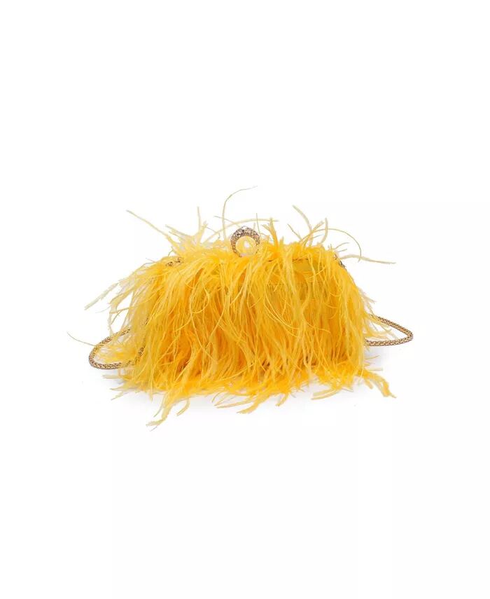 

Вечерняя сумочка Harlow Feather Moda Luxe, золотой