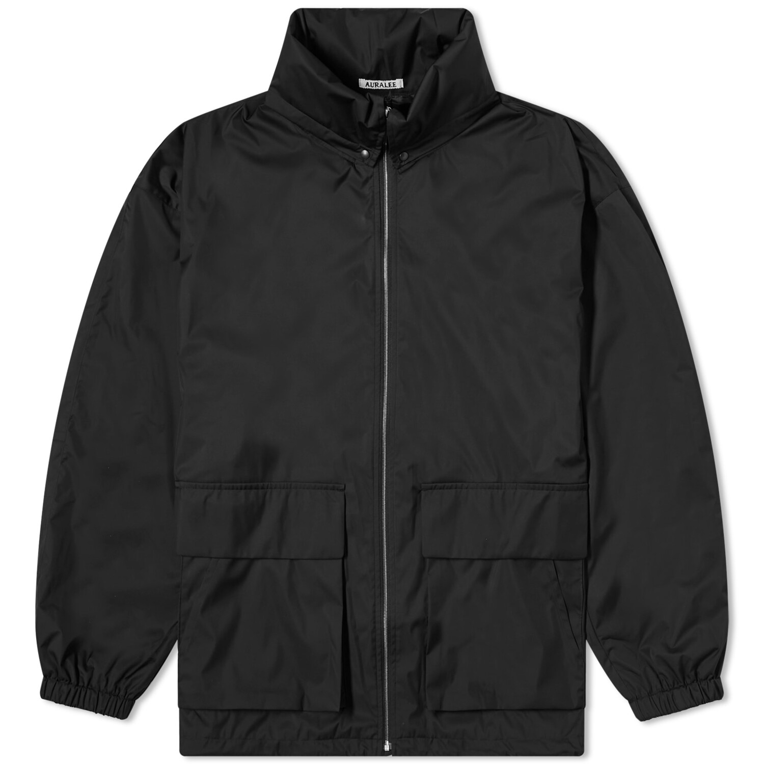 

Куртка Auralee Satin Laminate Zip, черный