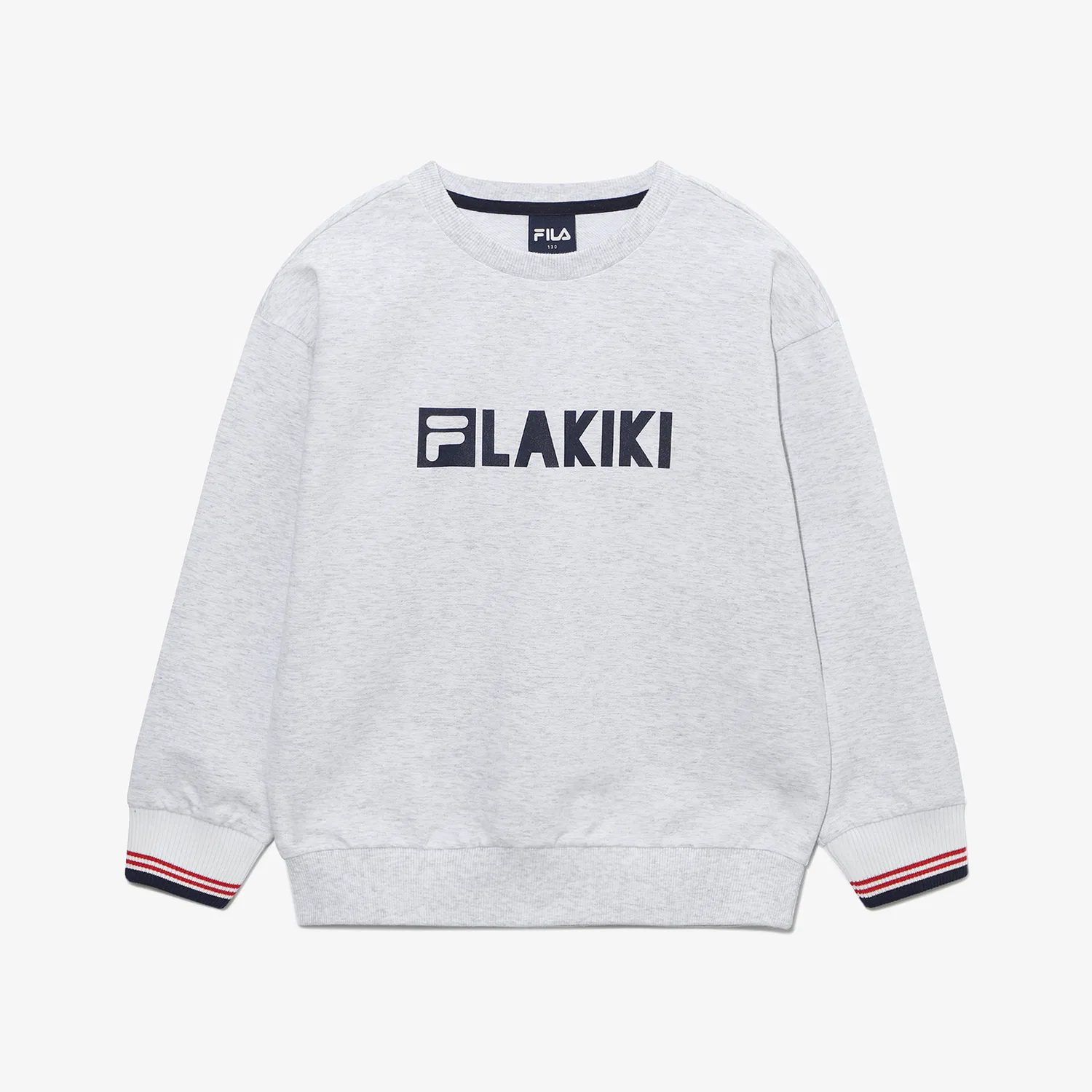 Детский круглый свитшот бежевый от Fila Kids