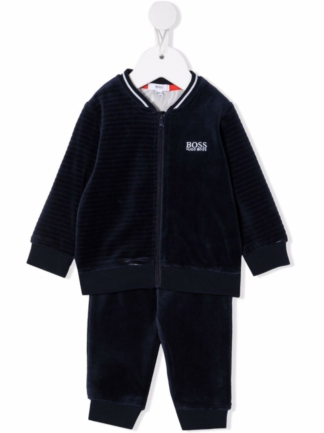 

BOSS Kidswear спортивный костюм с логотипом, синий