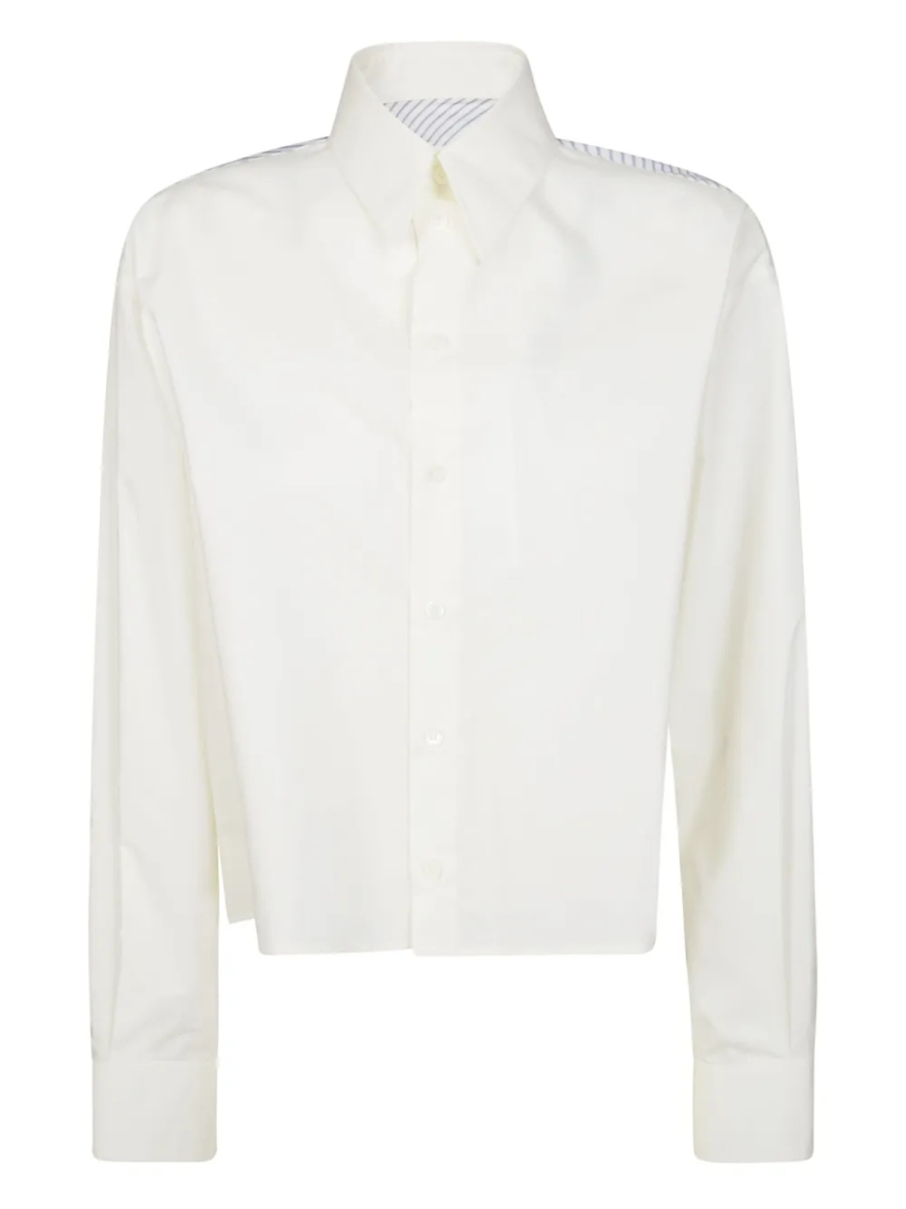 

Рубашка из эластичного хлопка MM6 Maison Margiela, белый