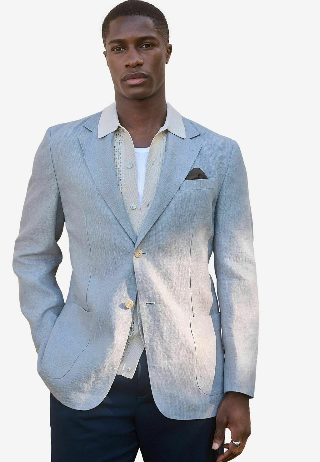 

Куртка REGULAR FIT SIGNATURE TEXTURED Next, синий