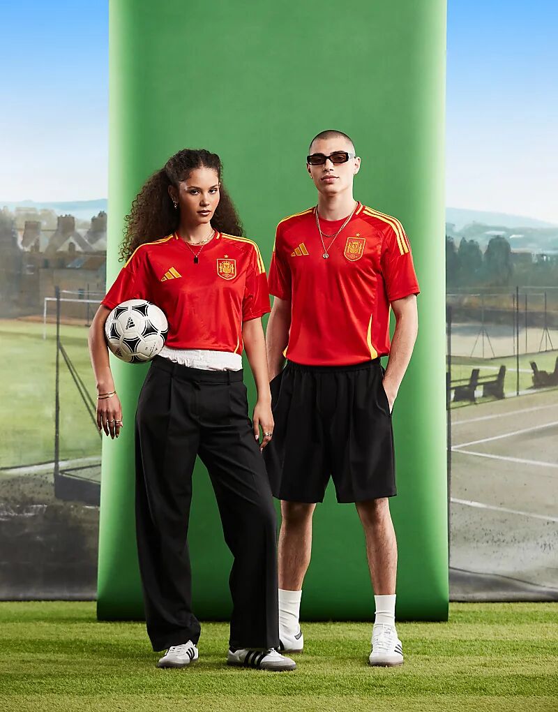 

Футболка adidas Football Euro 2024 Spain home в красном цвете adidas performance