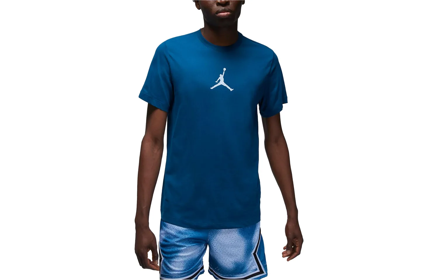 Jordan Футболка с логотипом Jumpman 'Sapphire Blue' — фото 3