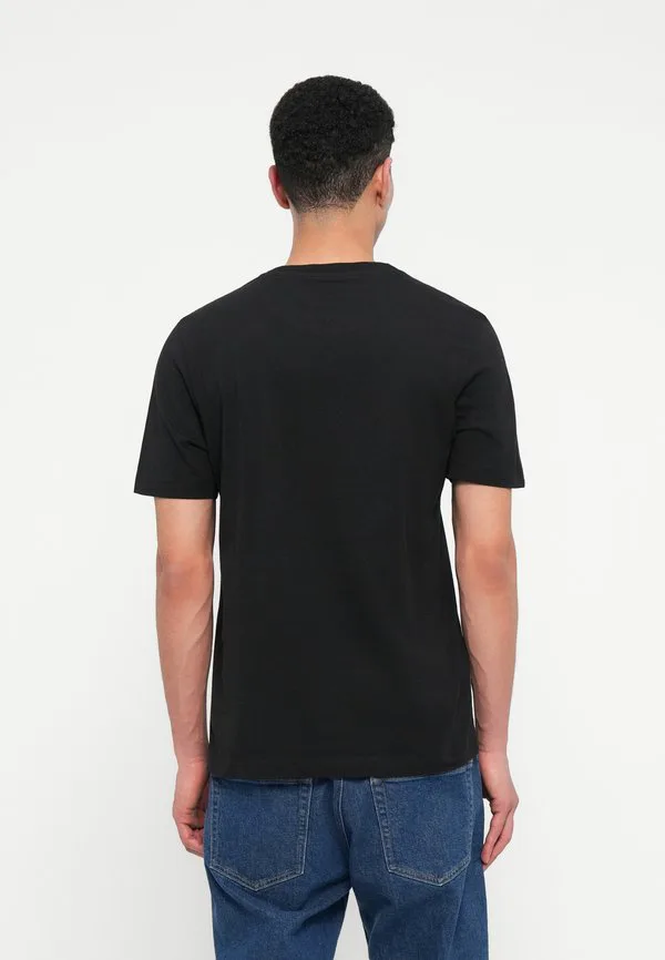 Футболка с графическим логотипом, круглый вырез, принт. Tommy Hilfiger, Black — фото 3