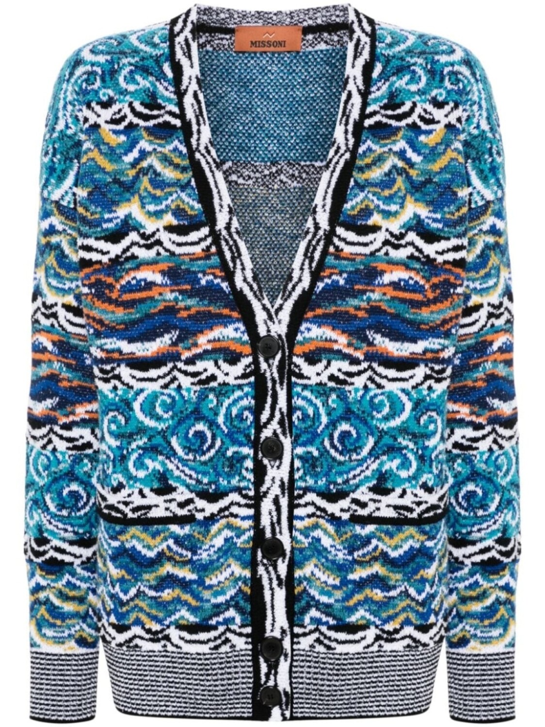 

Missoni фактурный кардиган, синий