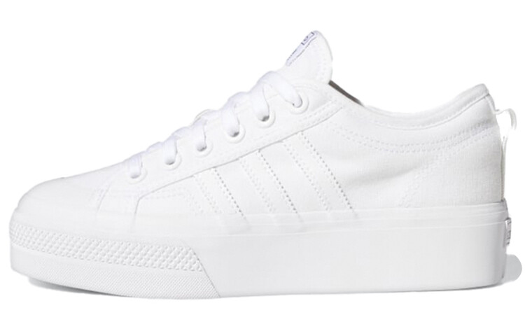 Adidas Originals Nizza Platform Triple White (женские)