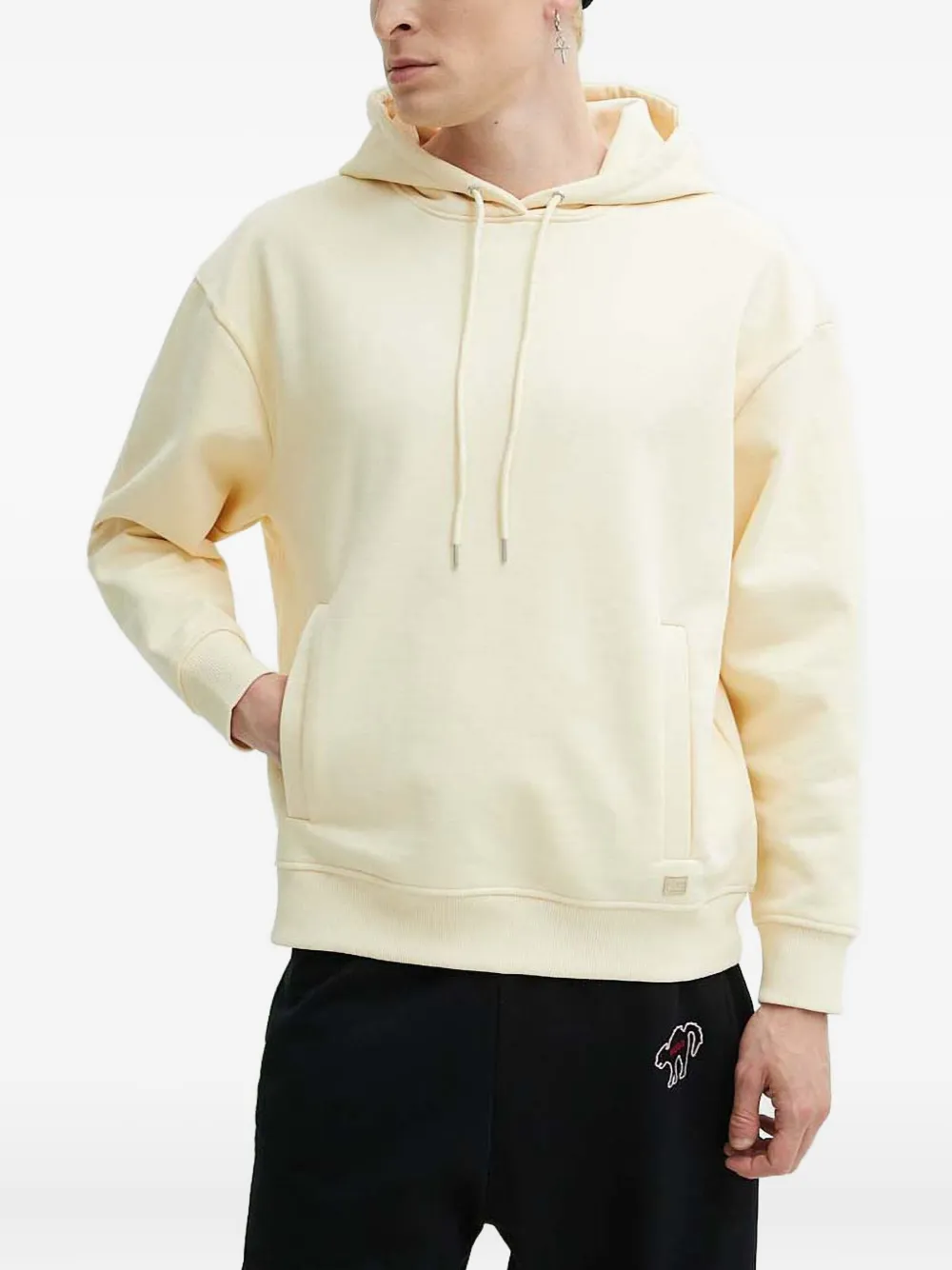 

Толстовка с капюшоном и мешочком на завязке Hugo, кремовый