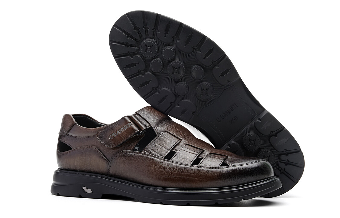 Мужские туфли CВ°BANNER Men's Casual Shoes Men Low-Top Brown — фото 4