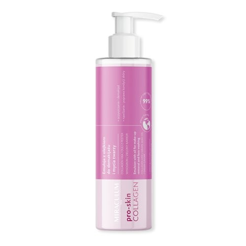 

Эмульсия с маслом для снятия макияжа и умывания лица, 200 мл MIRACULUM COLLAGEN PRO-SKIN