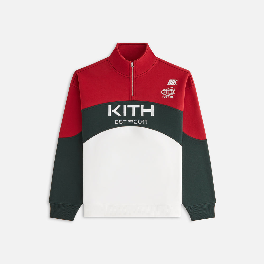 

Толстовка Kith Women Hunter III Panelled Quarter Zip, белый