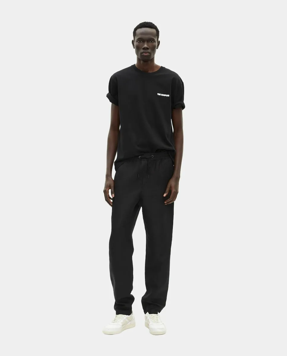 

Брюки с эластичной талией The Kooples, черный