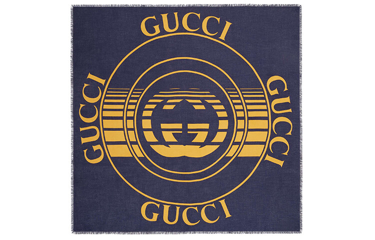 

Шарф мужской Gucci, синий