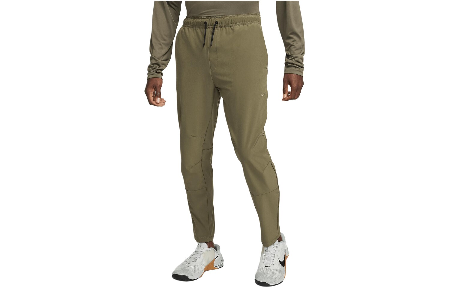 

Повседневные брюки мужские, средние, оливковые/черные Nike, черный